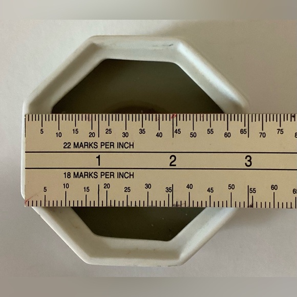 Vintage prestige place Venetian ceramic candle vanity jar, made in Japan - Picture 9 of 10